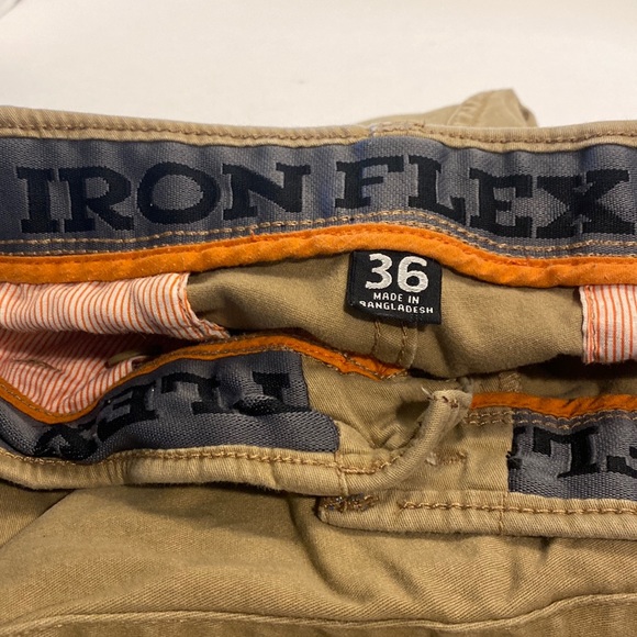 Men’s size 36 khaki flat front shorts - Picture 5 of 5